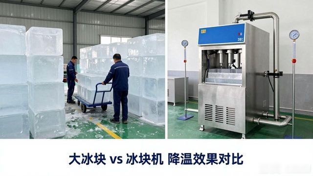 大冰块和冰块机哪个更划算_衡水车间防暑降温大冰块_车间大冰块降温效果怎么样